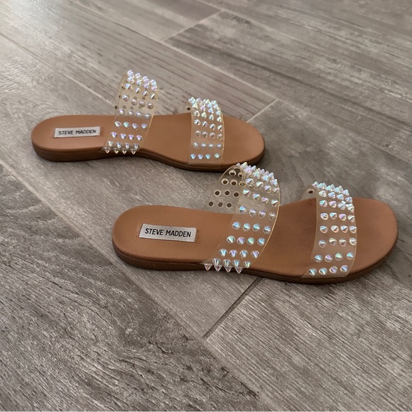 Steve Madden Iridescent Blizie Sandals - Picture 5 of 11